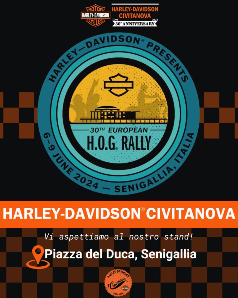 stand harley-davidson civitanova european hog rally senigallia