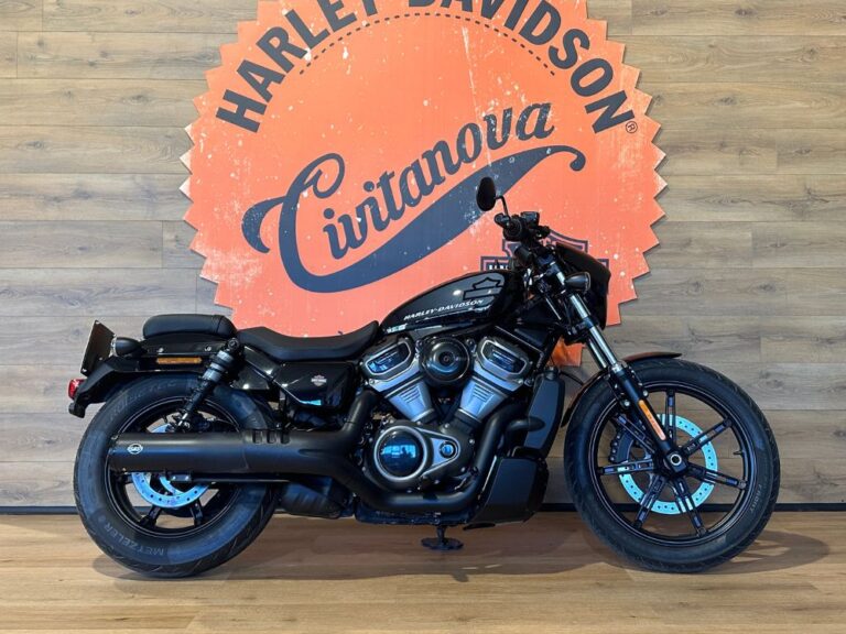 Moto Harley-Davidson Nightster 975 del 2023 nera con scarico S&S Grand National