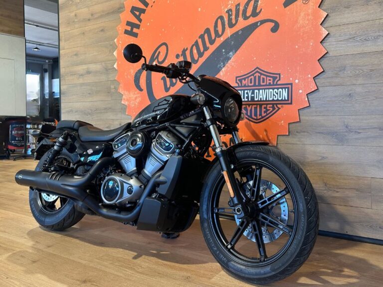 Dettaglio protezione radiatore e fari LED su Harley-Davidson Nightster 975