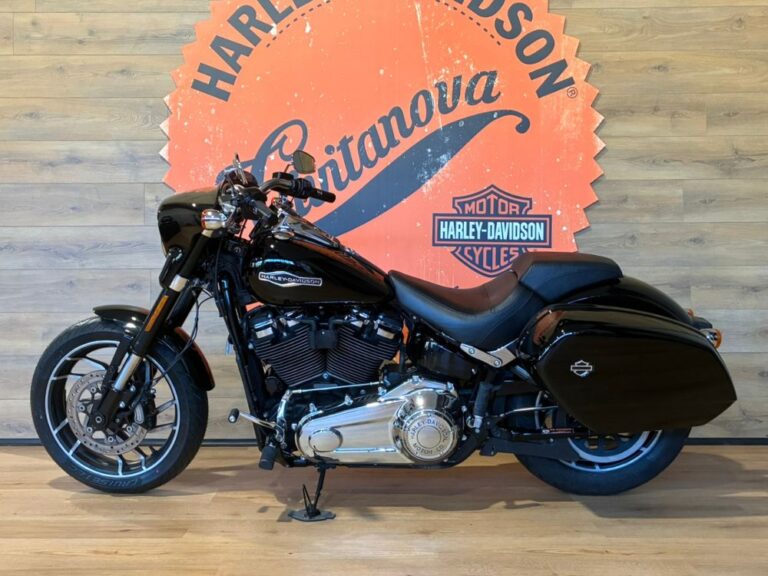 Harley-Davidson Sport Glide 2019 usata – Softail stock con valigie verniciate Vivid Black – Harley-Davidson Civitanova