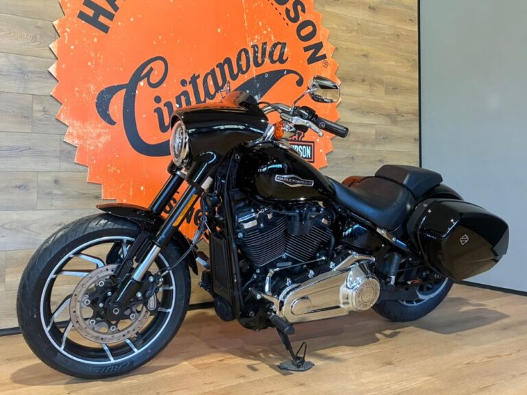 Harley-Davidson Sport Glide 2019 usata – Softail stock con valigie verniciate Vivid Black – Harley-Davidson Civitanova